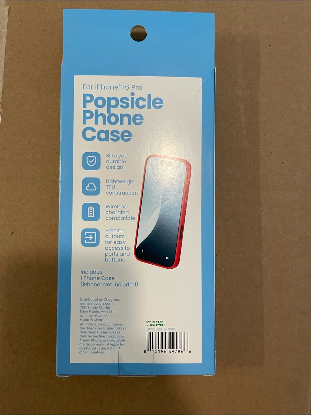 GEMS iPhone 16 Pro Popsicle Phone Case  New